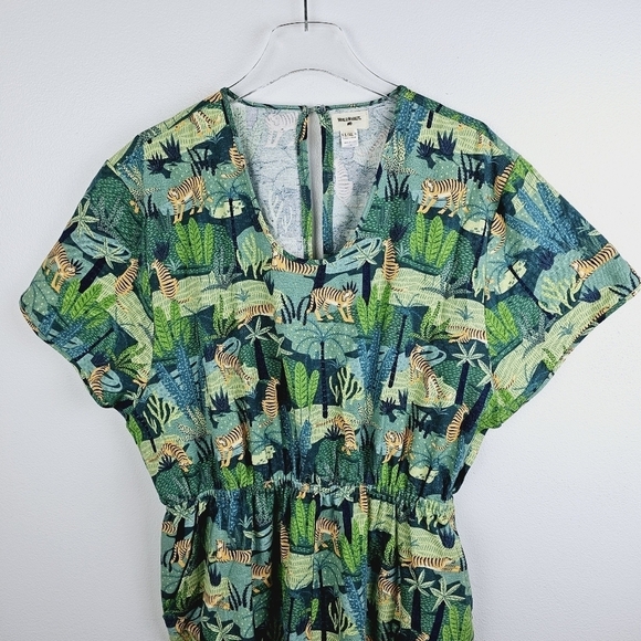 World Market Tropical Tiger Jumpsuit L/XL - Picture 5 of 9